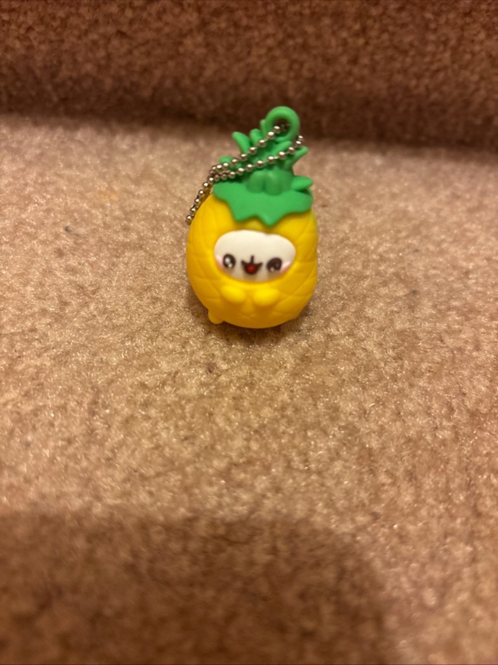 Molang Buddies Collectible Pineapple Figure Keychain 3d Figure